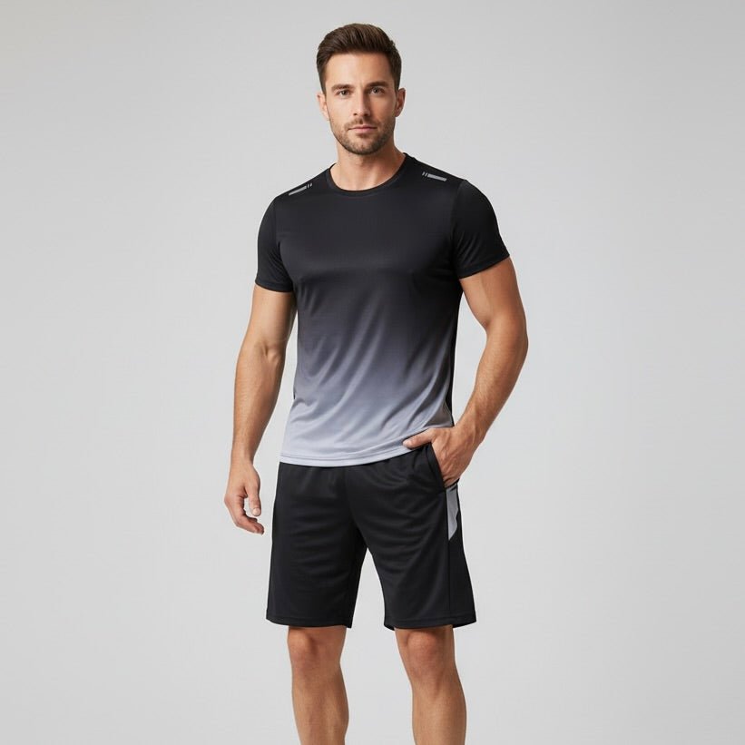 Heren Sportset – Shorts & T-Shirt Activewear - De Mode OutletSend S