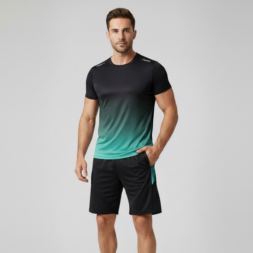 Heren Sportset – Shorts & T-Shirt Activewear - De Mode OutletSend S