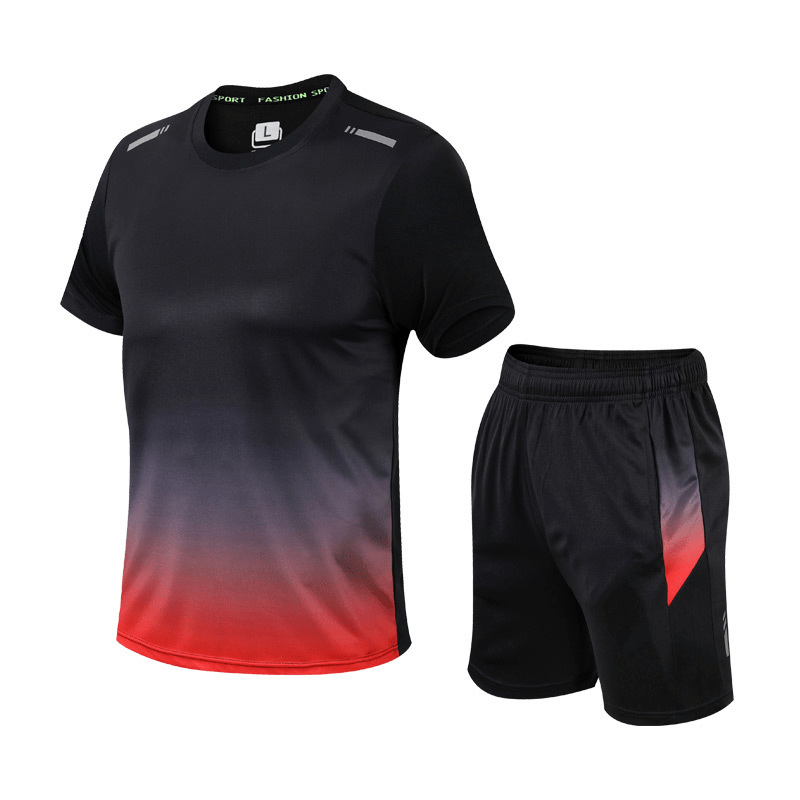Heren Sportset – Shorts & T-Shirt Activewear - De Mode OutletSend S