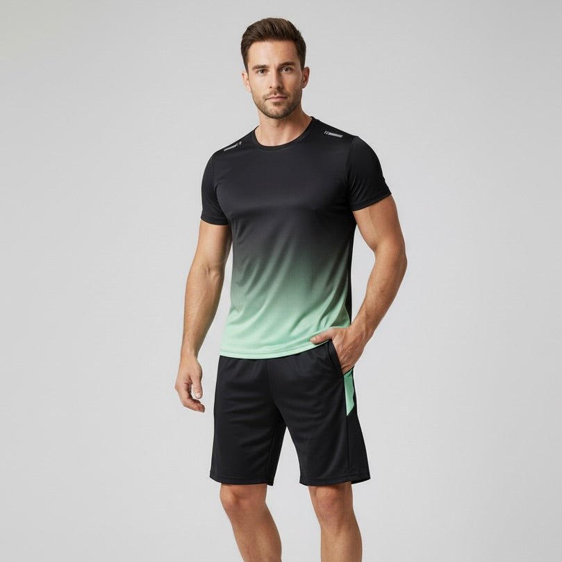 Heren Sportset – Shorts & T-Shirt Activewear - De Mode OutletSend S