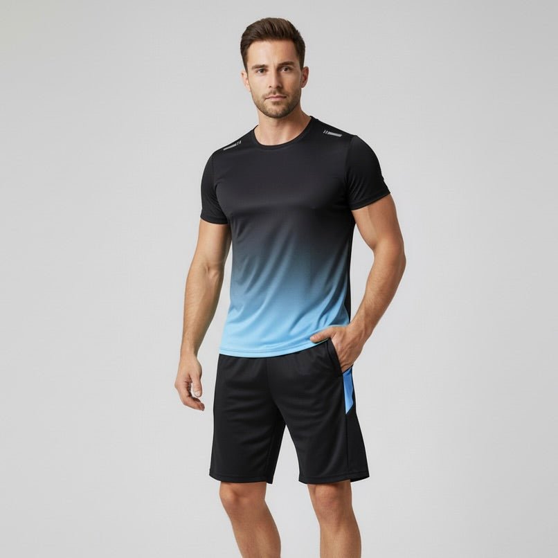 Heren Sportset – Shorts & T-Shirt Activewear - De Mode OutletSend S