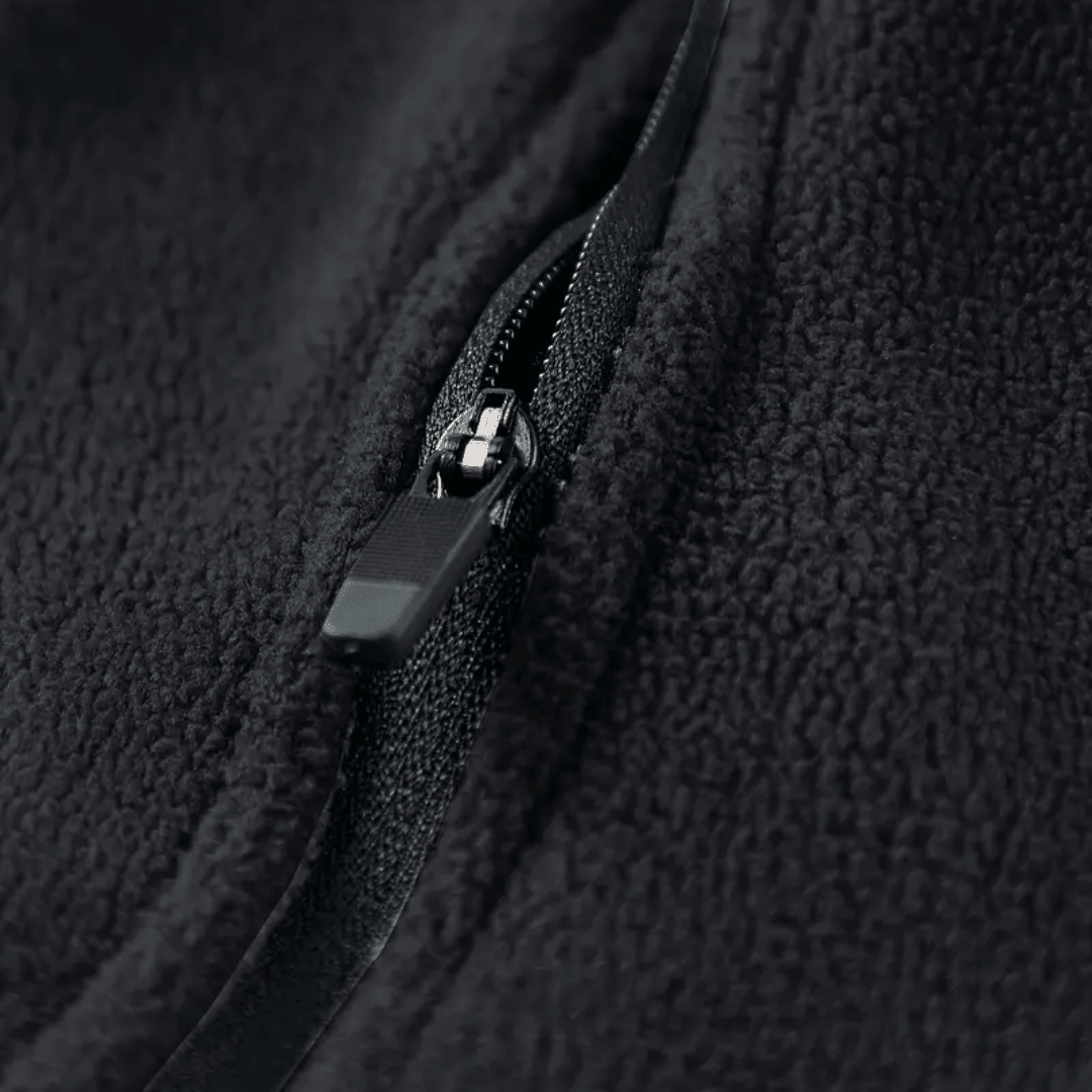 Heren Thermisch Fleece Half - Zip Jack – Ademend Tussenlaag voor Koud Weer - De Mode OutletCRIMSON-FJ17X62