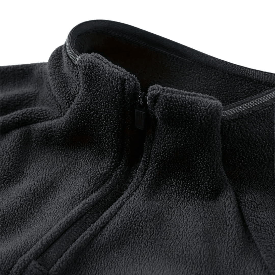Heren Thermisch Fleece Half - Zip Jack – Ademend Tussenlaag voor Koud Weer - De Mode OutletCRIMSON-FJ17X62