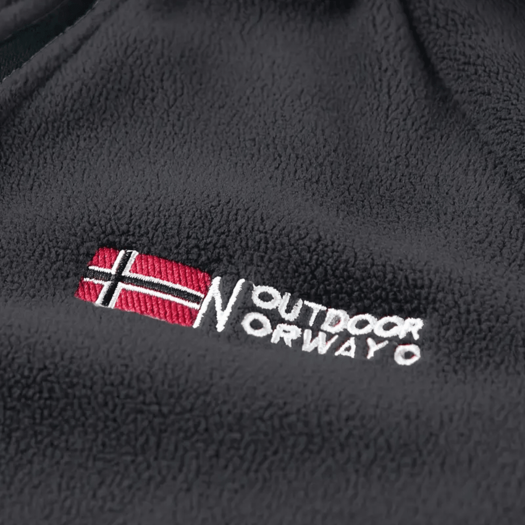 Heren Thermisch Fleece Half - Zip Jack – Ademend Tussenlaag voor Koud Weer - De Mode OutletCRIMSON-FJ17X62