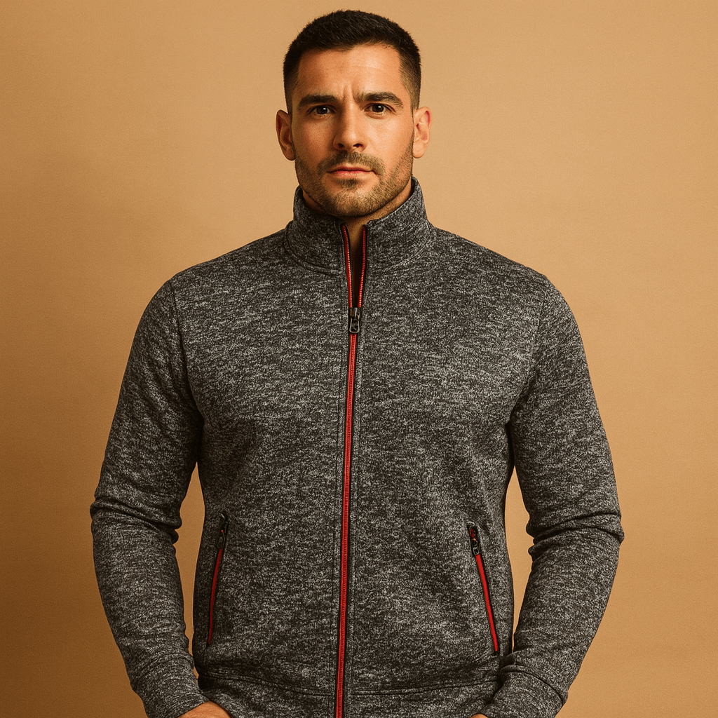 Heren vest met rits | Tijdloze stijl en comfortabele pasvorm - De Mode Outlet