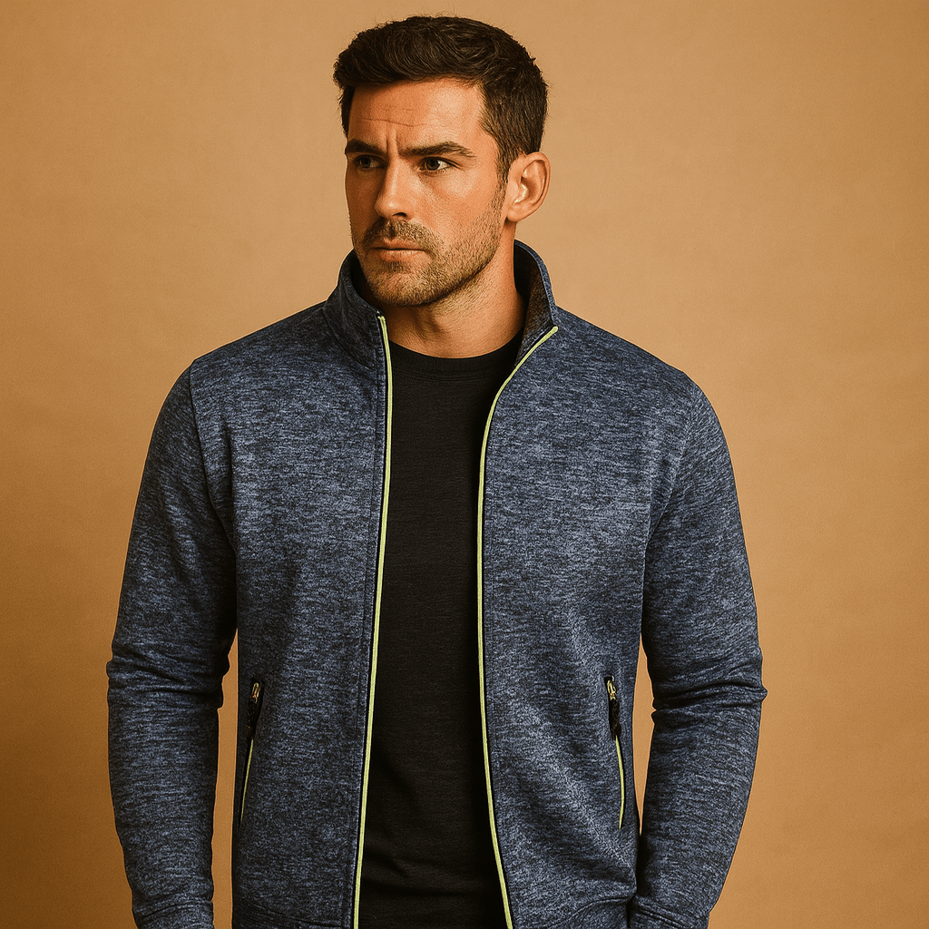 Heren vest met rits | Tijdloze stijl en comfortabele pasvorm - De Mode Outlet