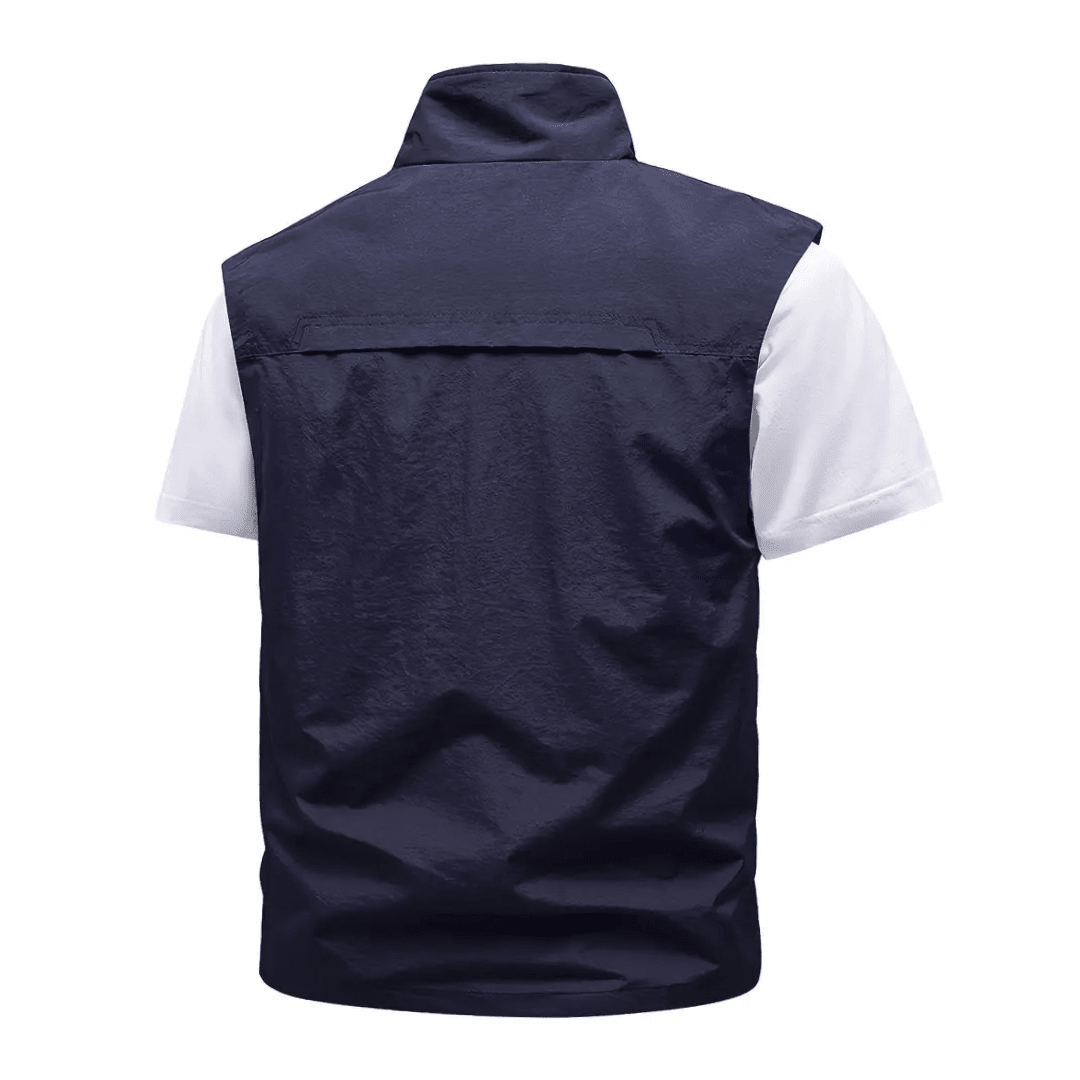 Heren Visgilet | Lichtgewicht Windbescherming voor Buiten - De Mode OutletDARK GREY-YY74P13