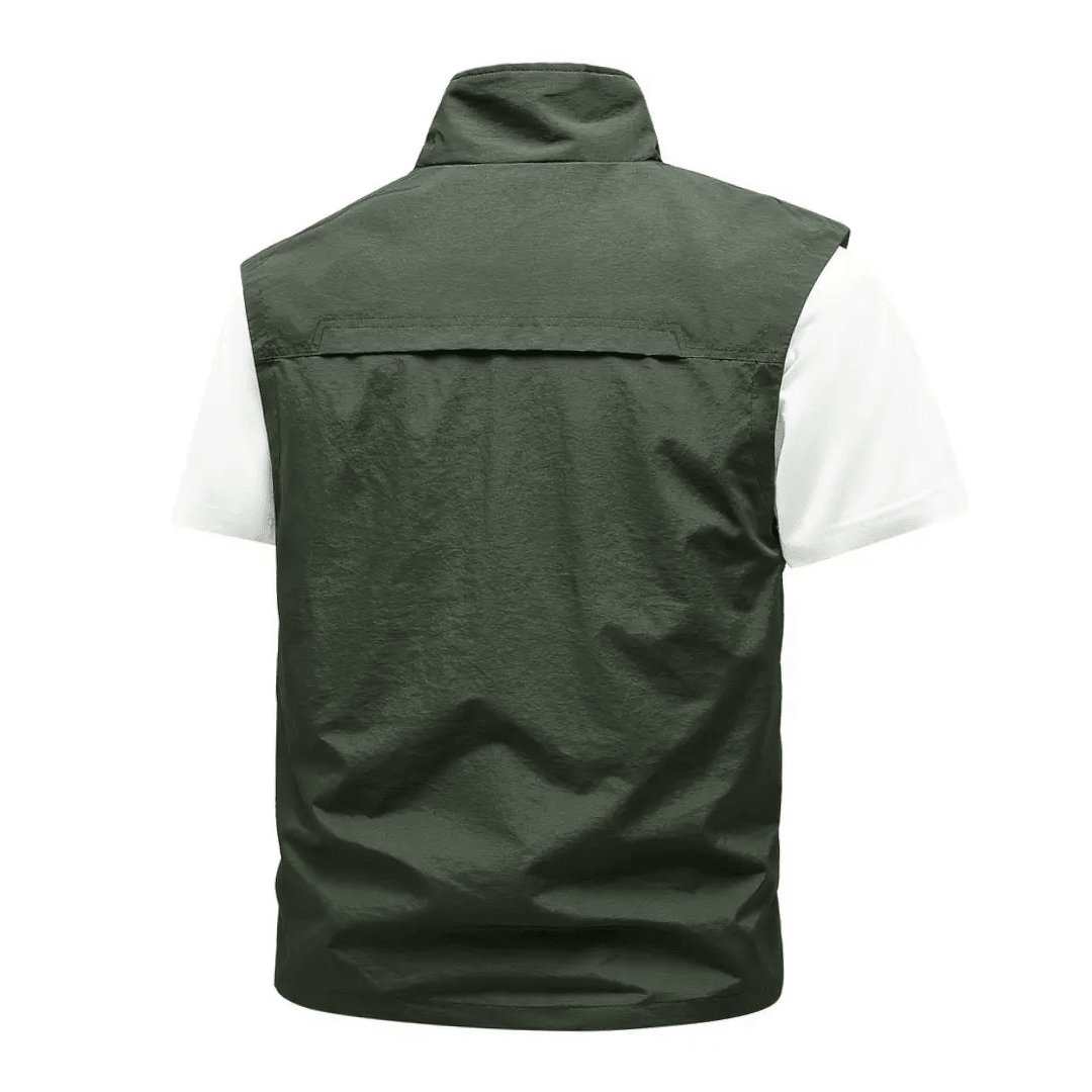 Heren Visgilet | Lichtgewicht Windbescherming voor Buiten - De Mode OutletDARK GREY-YY74P13