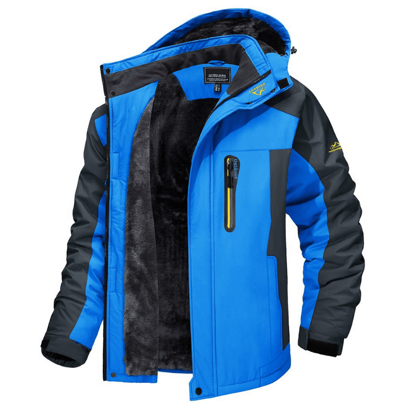Heren winterjas met capuchon | Warm softshell ontwerp voor dagelijks gebruik - De Mode OutletSend M