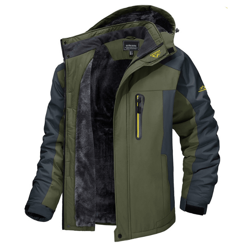 Heren winterjas met capuchon | Warm softshell ontwerp voor dagelijks gebruik - De Mode OutletSend M