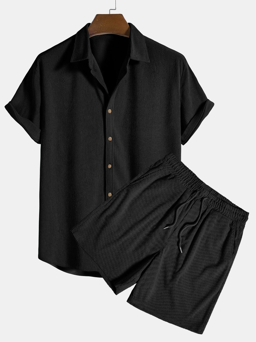 Mode Outlet | Heren Zomerset met Shirt en Shorts – Trendy & Comfortabel