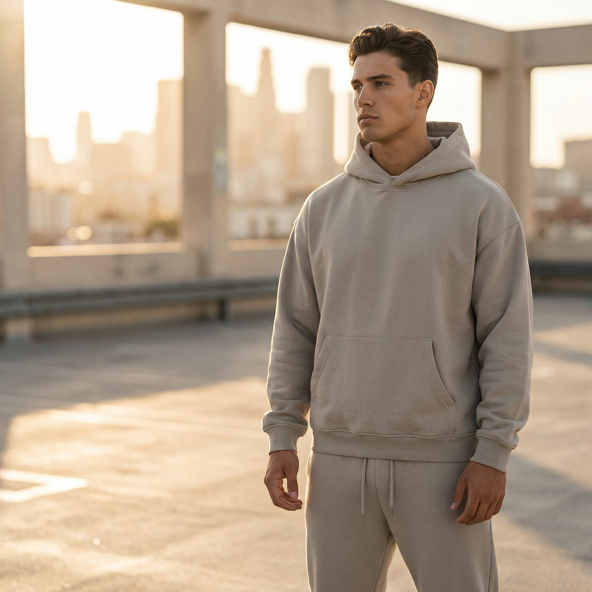 Heren Trainingspak – Oversized Pasvorm – Hoodie en Jogger Set