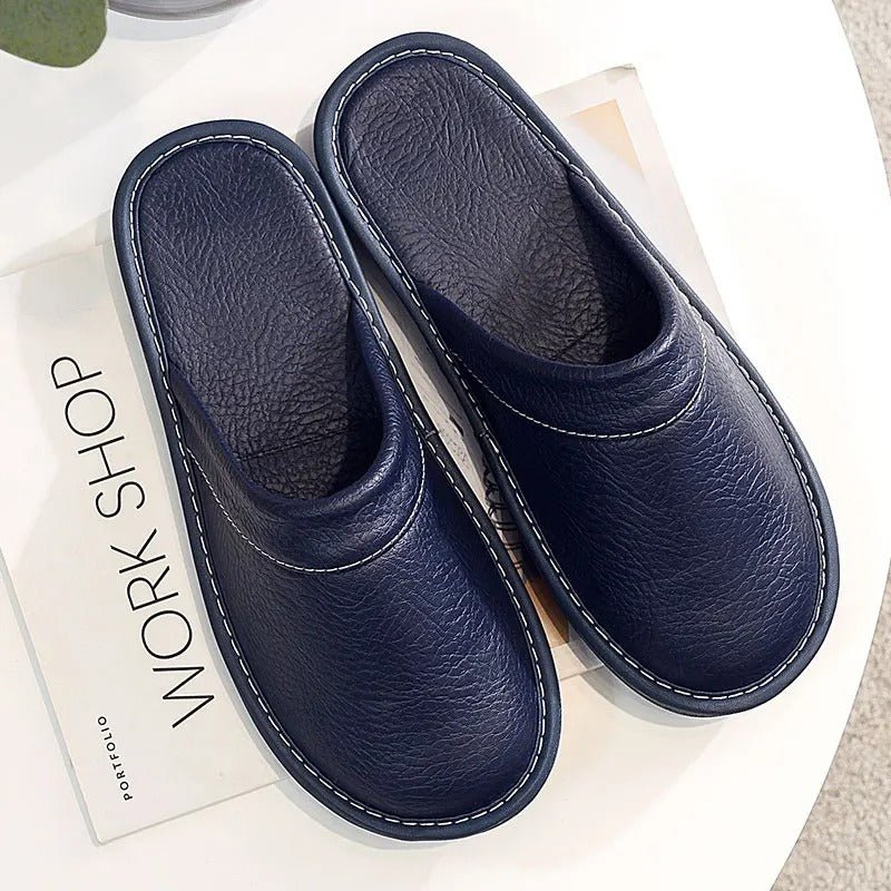 Hugo | Comfortabele Vegan Leren Pantoffels – Luxe & Ontspanning - De Mode Outlet