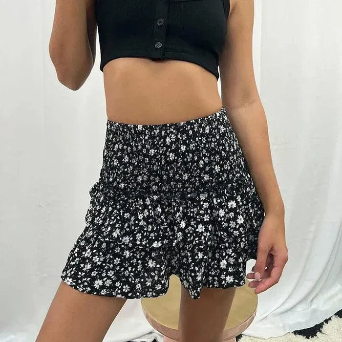 Dames Boho Rokje - Luchtig Zomerrokje voor Strand, Festival en Vakantie