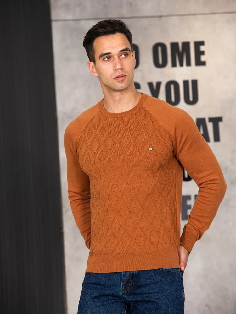 Jack | Warme gebreide trui voor heren voor ultiem comfort met knusse stijl - De Mode OutletJCCLPE00000026