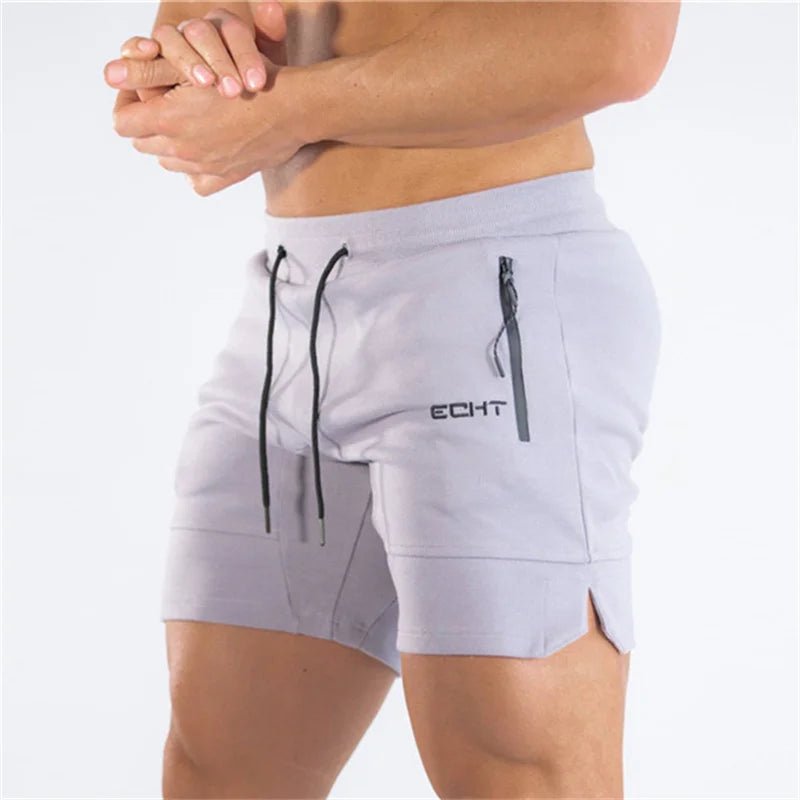 Liam Heren Sport Shorts met Ritszakken voor Hardlopen en Sportactiviteiten - De Mode Outlet