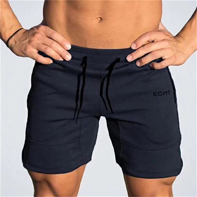 Liam Heren Sport Shorts met Ritszakken voor Hardlopen en Sportactiviteiten - De Mode Outlet