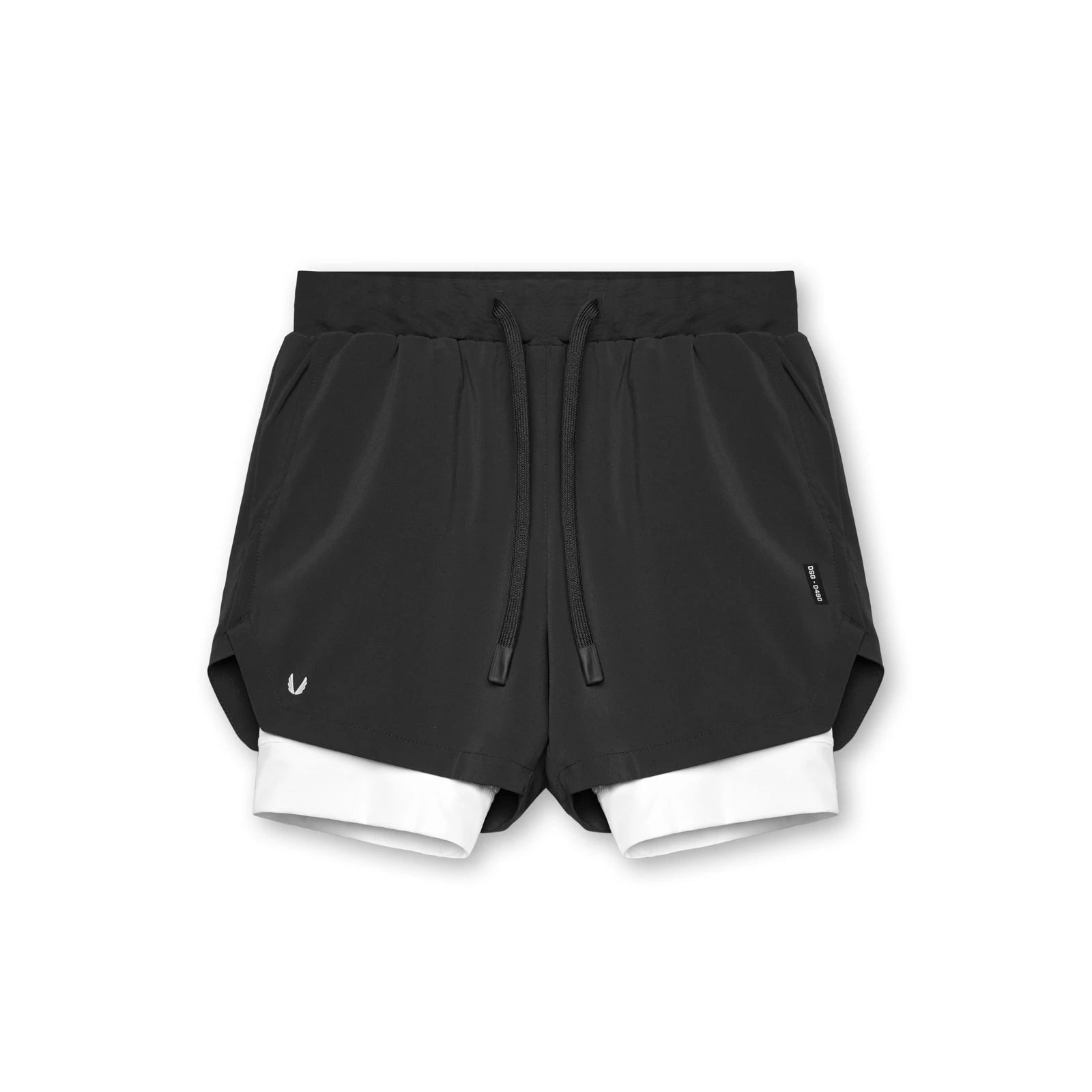 Liam Men's Sport Shorts 2 - in - 1 Ontwerp Sneldrogend voor Fitness en Joggen - De Mode Outlet1005006070337495-;14:1052YH-DK61 Beige