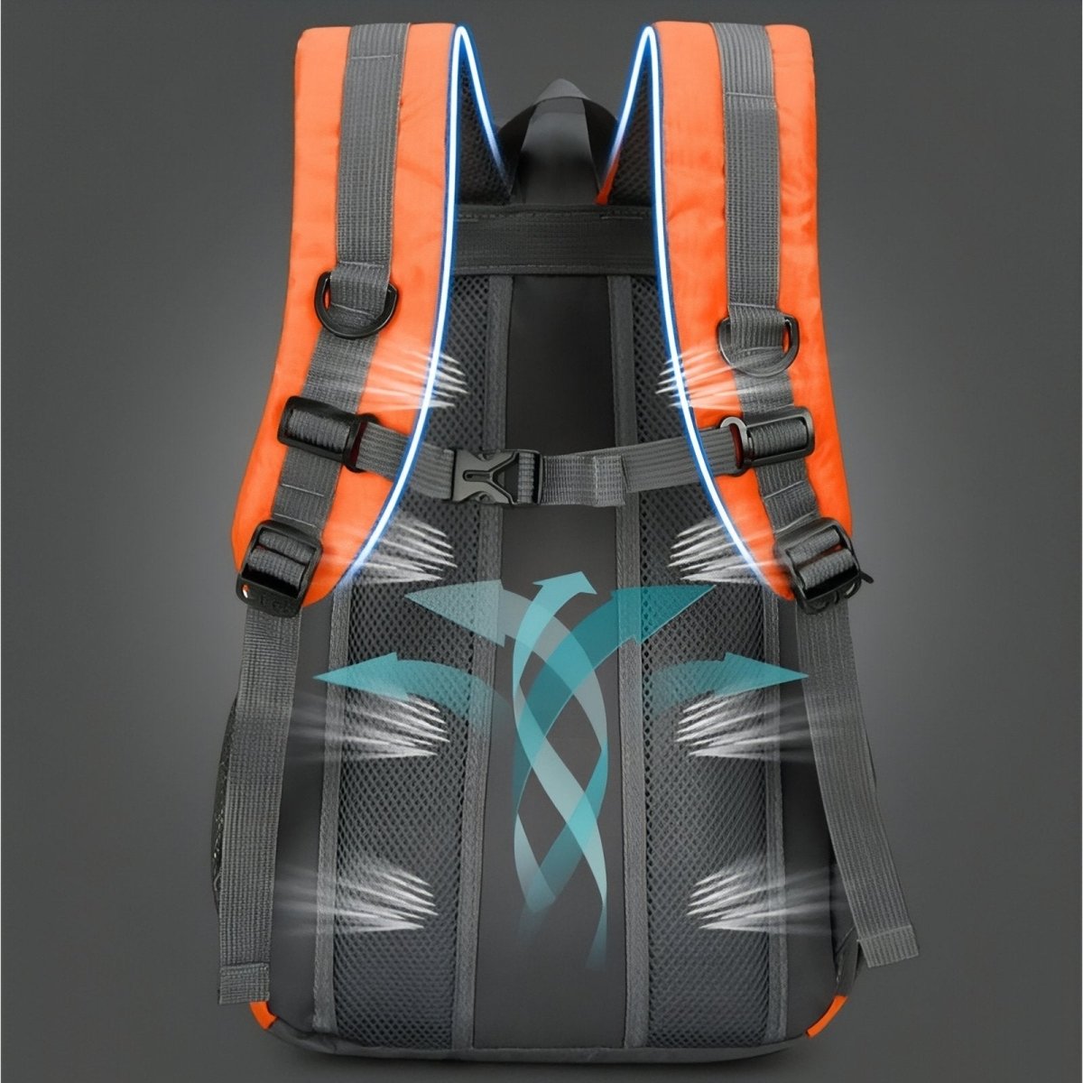 Lichtgewicht 30L Wandelrugzak – Praktisch Ontwerp voor Outdoor Gebruik - De Mode OutletDARK GREEN-LW87Q17