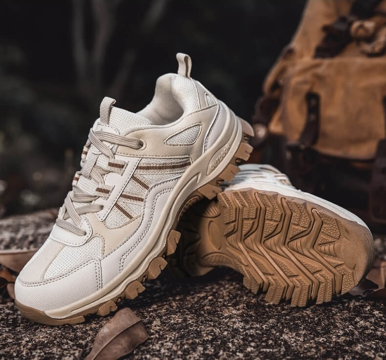 Lichtgewicht Ademende Outdoor Wandelschoenen – Gripondersteuning voor Dagelijks Gebruik - De Mode OutletBLACK-NP76V08