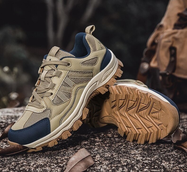 Lichtgewicht Ademende Outdoor Wandelschoenen – Gripondersteuning voor Dagelijks Gebruik - De Mode OutletKHAKI-WJ19S98