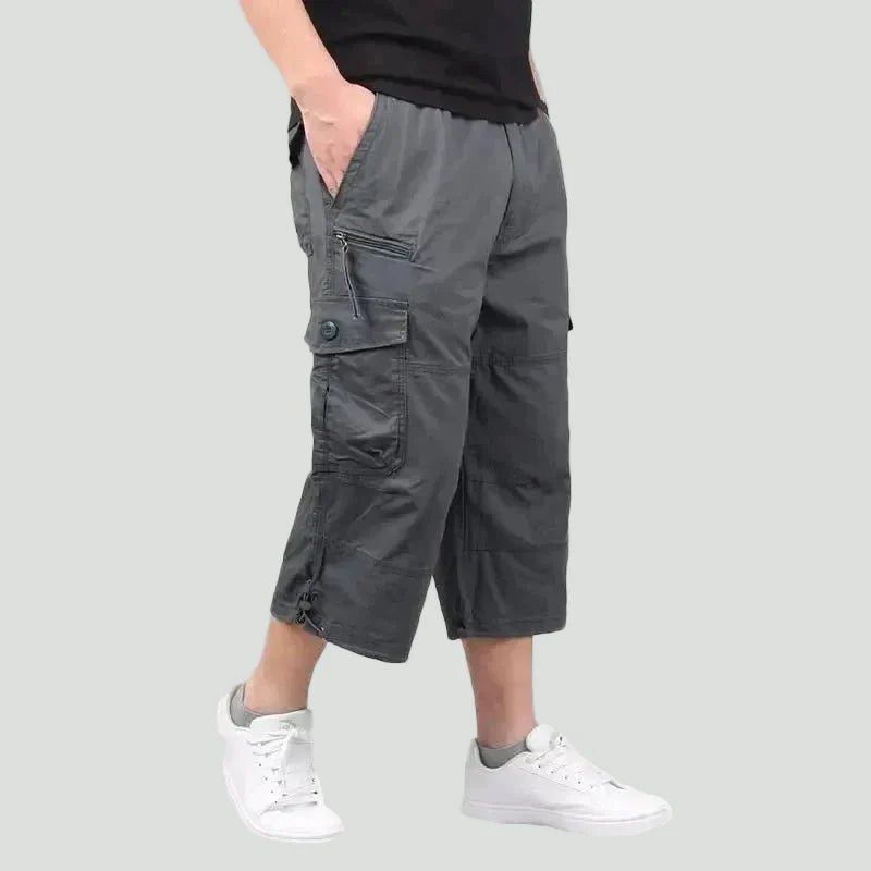 Lichtgewicht Cargo Shorts met Losse Pasvorm – Outdoor Short met Meerdere Zakken - De Mode OutletNAVY BLUE-PC44N55