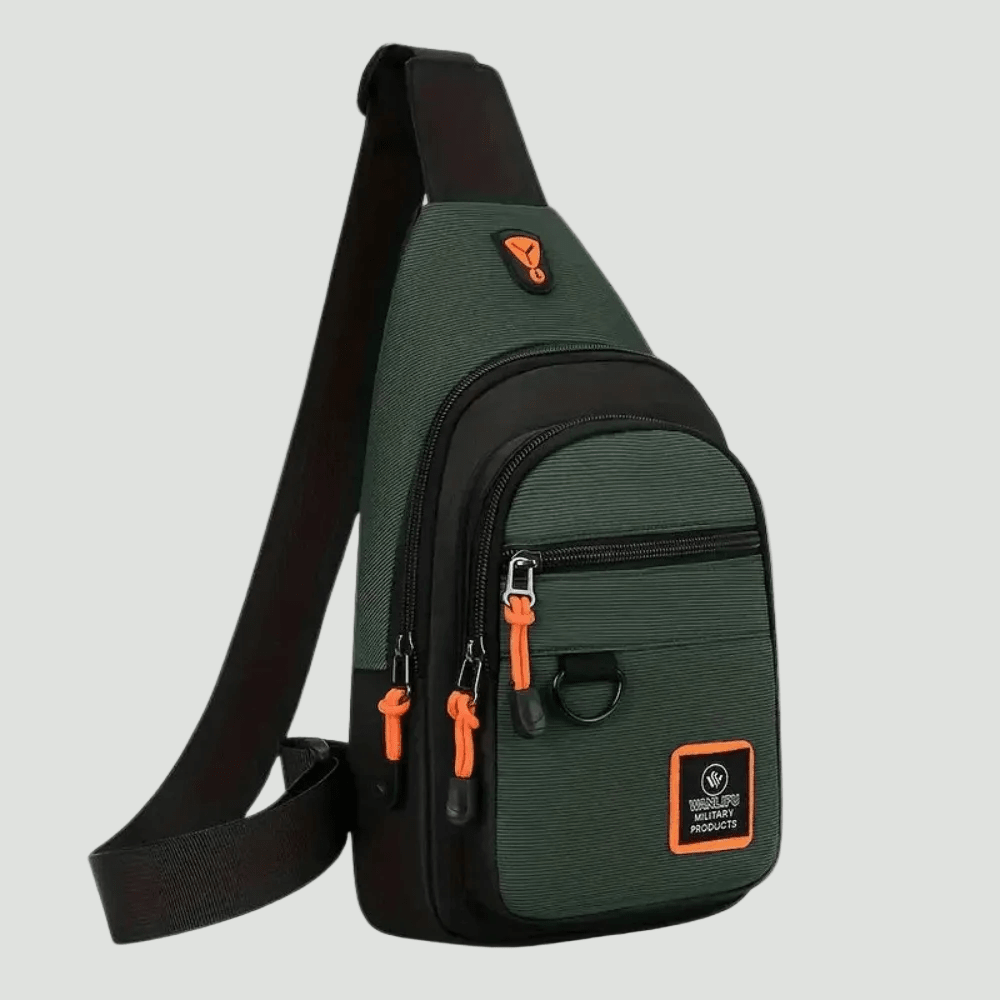 Lichtgewicht Outdoor Crossbody Tas – Waterafstotende Praktische Draagtas - De Mode OutletGREEN-WW92P88