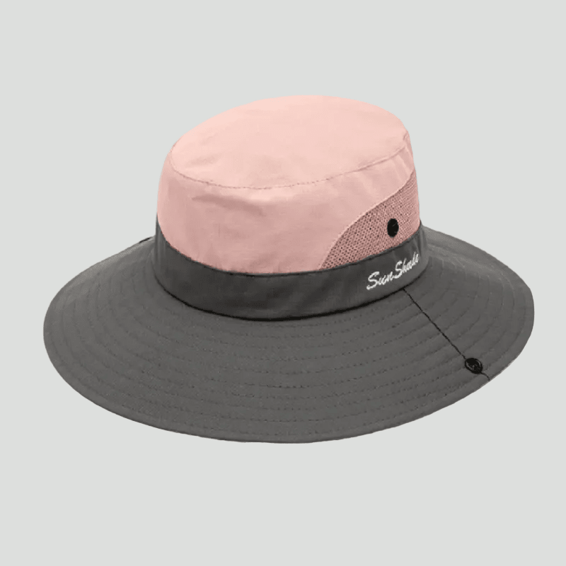 Lichtgewicht UV - Beschermende Hoed – Opvouwbare Zonnehoed voor Buiten - De Mode OutletBLACK-IN39J13