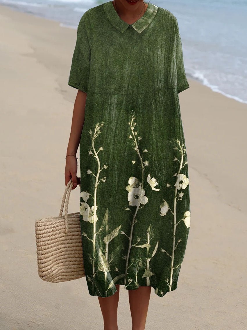 Lotte Dames Zomerjurk Met Bloemenprint - De Mode Outletsku_a0