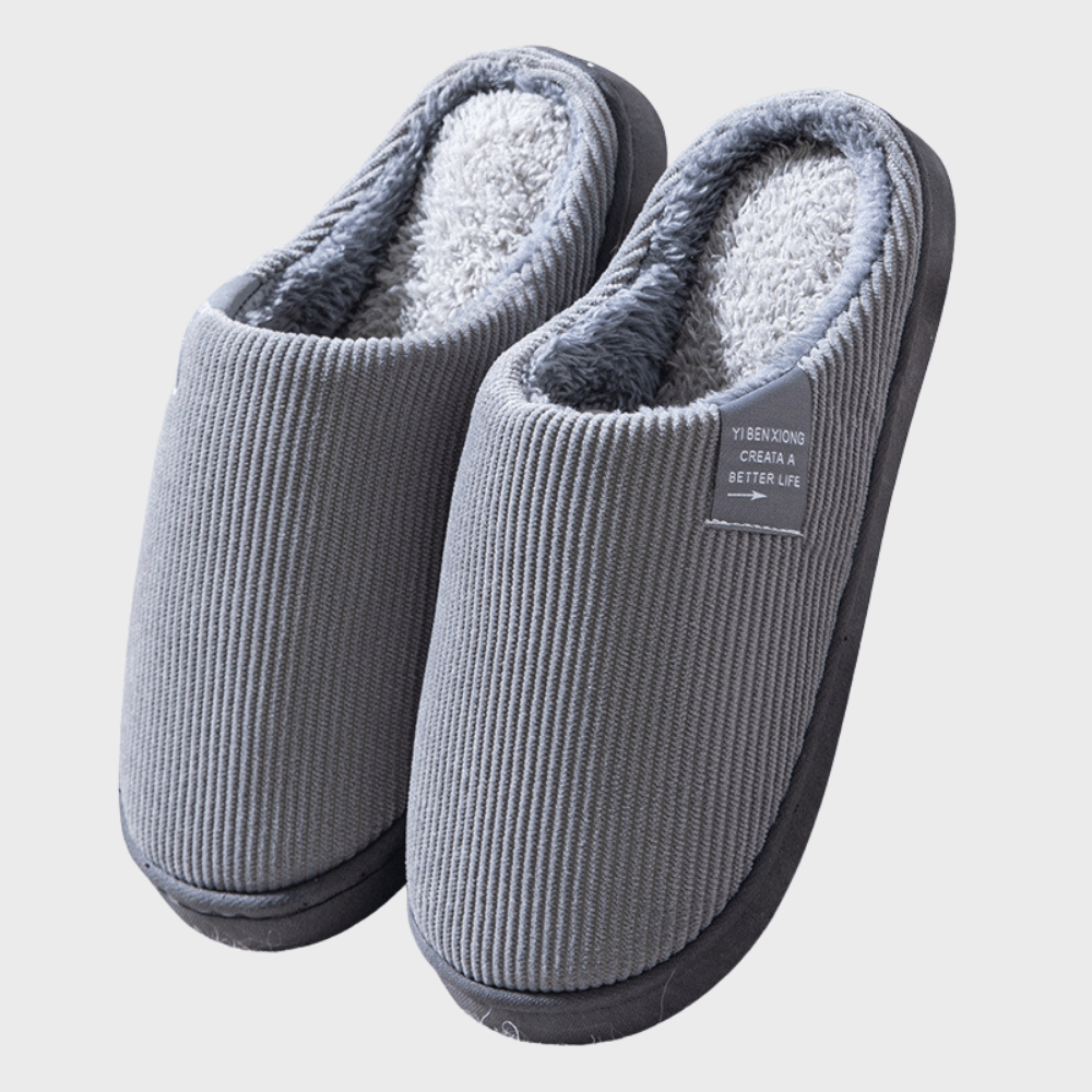 LOULOU | Warme & Comfortabele Pantoffels – Stijlvol & Zacht - De Mode OutletParvi-Gray-35