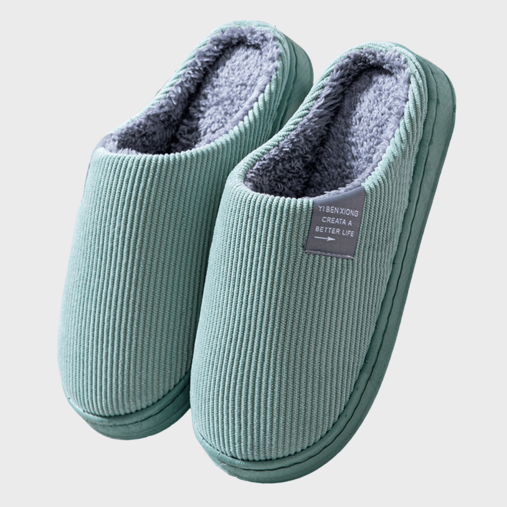 LOULOU | Warme & Comfortabele Pantoffels – Stijlvol & Zacht - De Mode OutletParvi-Green-35