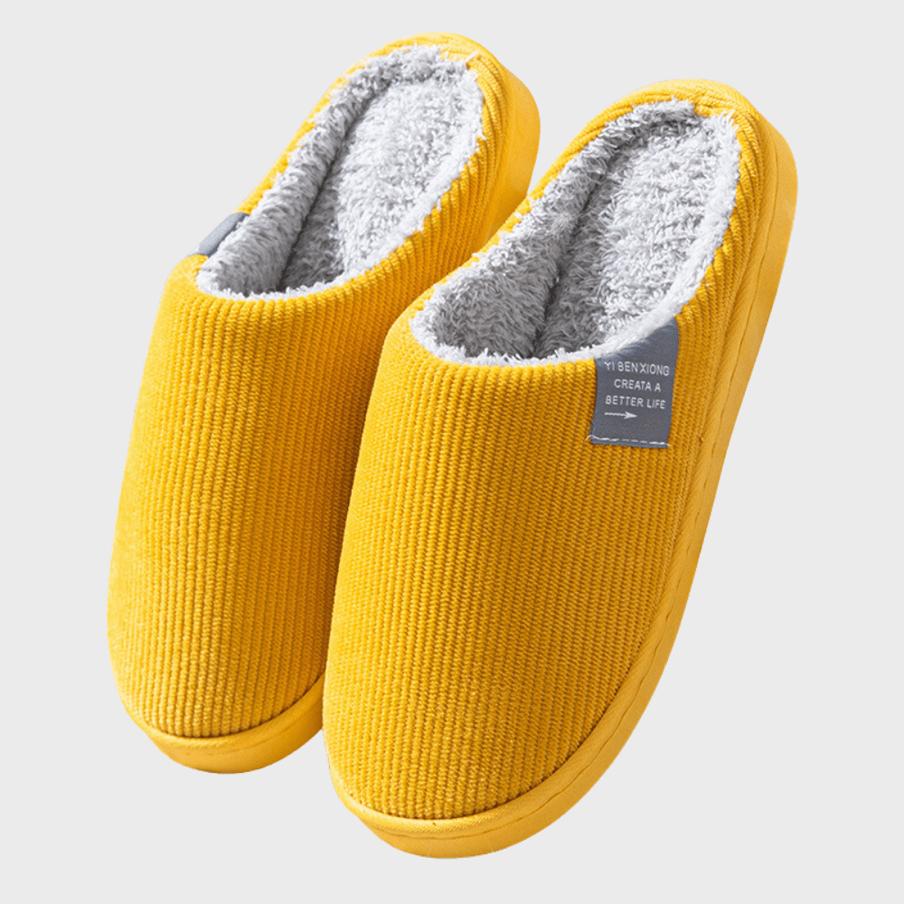 LOULOU | Warme & Comfortabele Pantoffels – Stijlvol & Zacht - De Mode OutletParvi-Yellow-35