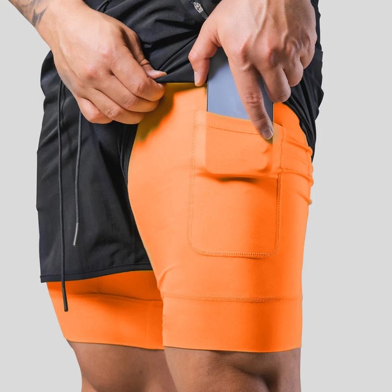 Luca Mannen Sportbroek 2 - in - 1 voor Comfort en Ondersteuning tijdens Workouts - De Mode Outlet7973416829174-;sku_f0