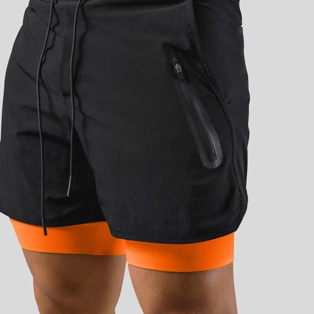Luca Mannen Sportbroek 2 - in - 1 voor Comfort en Ondersteuning tijdens Workouts - De Mode Outlet7973416829174-;sku_e0