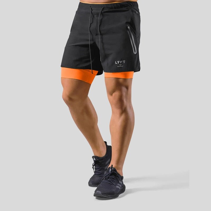 Luca Mannen Sportbroek 2 - in - 1 voor Comfort en Ondersteuning tijdens Workouts - De Mode Outlet7973416829174-;sku_f0