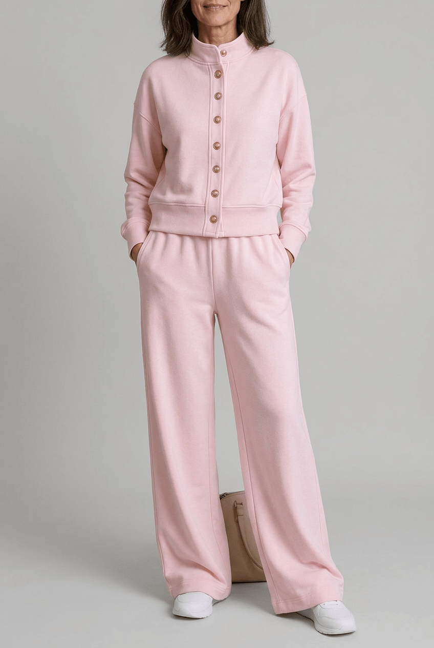 Joggingpak Dames – Roze - beeld 9