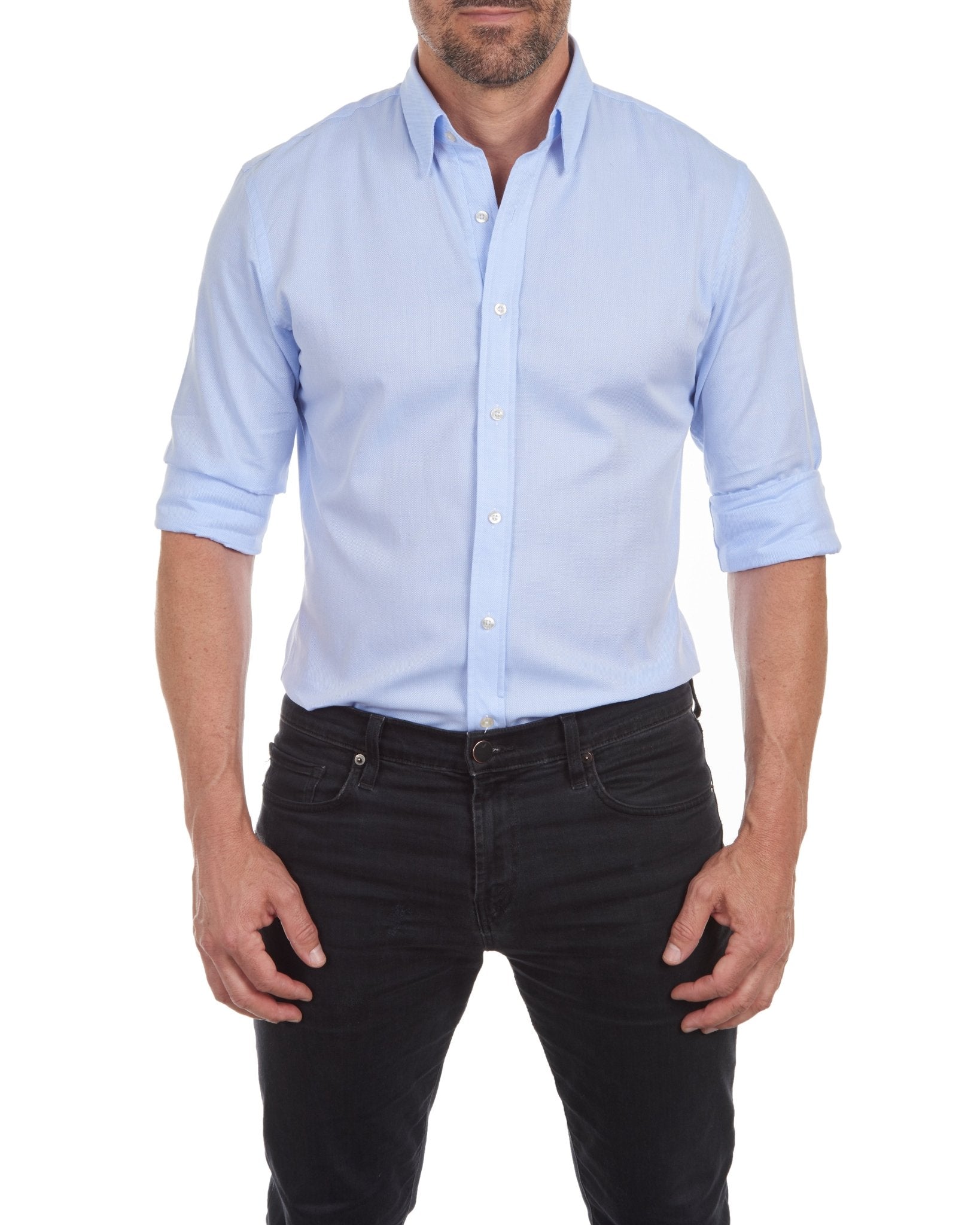 MASON | Heren Zip Fit Overhemd – Stijlvol & Slim Fit - De Mode OutletSKU_1707676246394_782