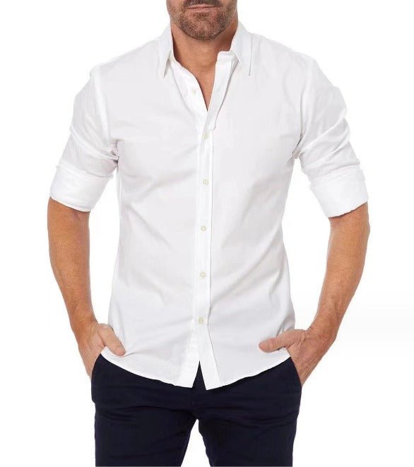 MASON | Heren Zip Fit Overhemd – Stijlvol & Slim Fit - De Mode OutletSKU_1707676246394_964