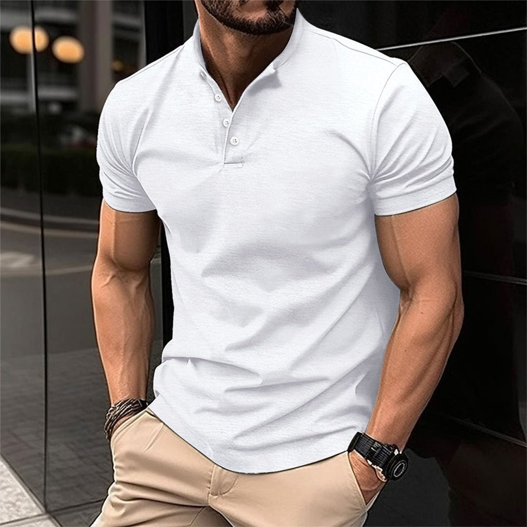 MASON | Stijlvol Polo Shirt voor Heren – Tijdloos & Verfijnd - De Mode OutletCARSON-White-S