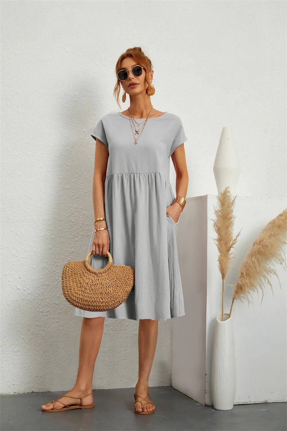 Mode Outlet | Elegant Damesjurk – Tijdloze Klasse voor Elke Gelegenheid - De Mode Outlet