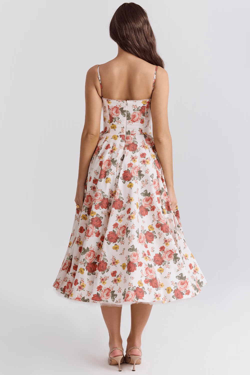 Mode Outlet | Elegante Midi Party Jurk – Flatterend & Feestelijk - De Mode OutletP2284 - Blue - S