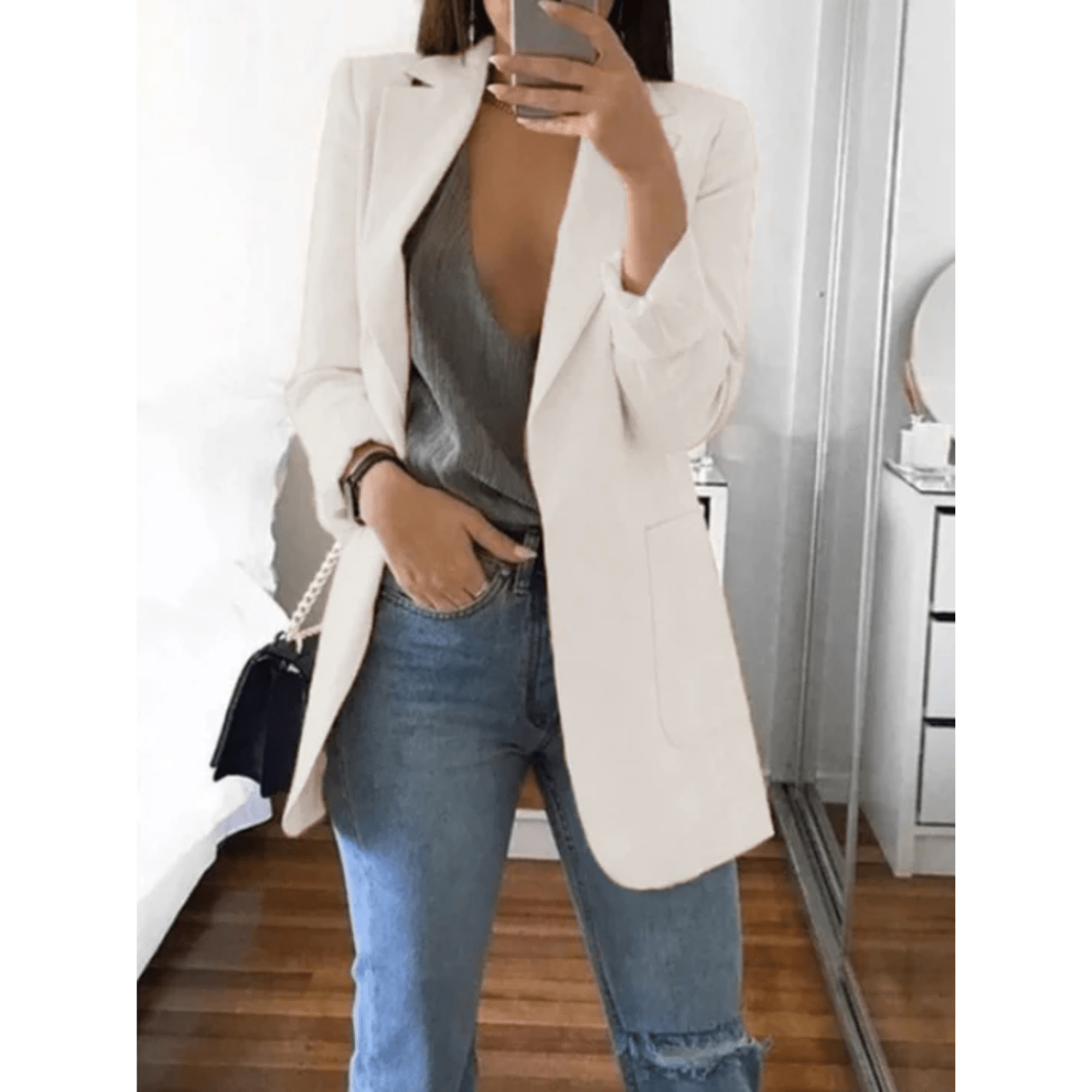 Mode Outlet | Slim - Fit Blazer voor Vrouwen – Stijlvol & Veelzijdig - De Mode OutletDQ-06021954-1837