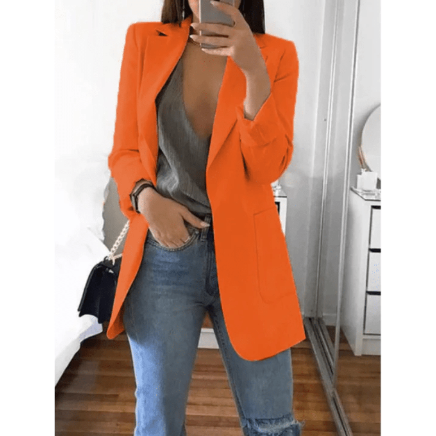 Mode Outlet | Slim - Fit Blazer voor Vrouwen – Stijlvol & Veelzijdig - De Mode OutletDQ-06021954-1867