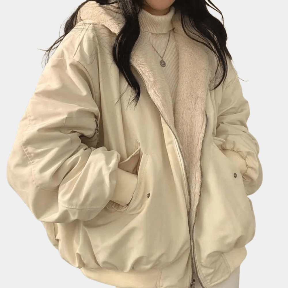 Mode Outlet | Stijlvolle Winterjas voor Dames – Warm & Trendy - De Mode OutletEllen-White-S