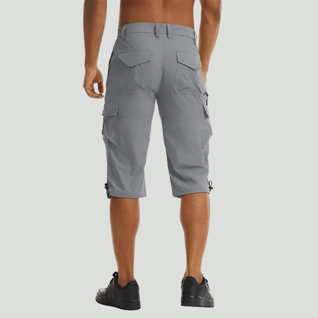 Outdoor Cargo Shorts – Knie - lengte Ontwerp met Verstelbare Pasvorm - De Mode Outlet27044062143905