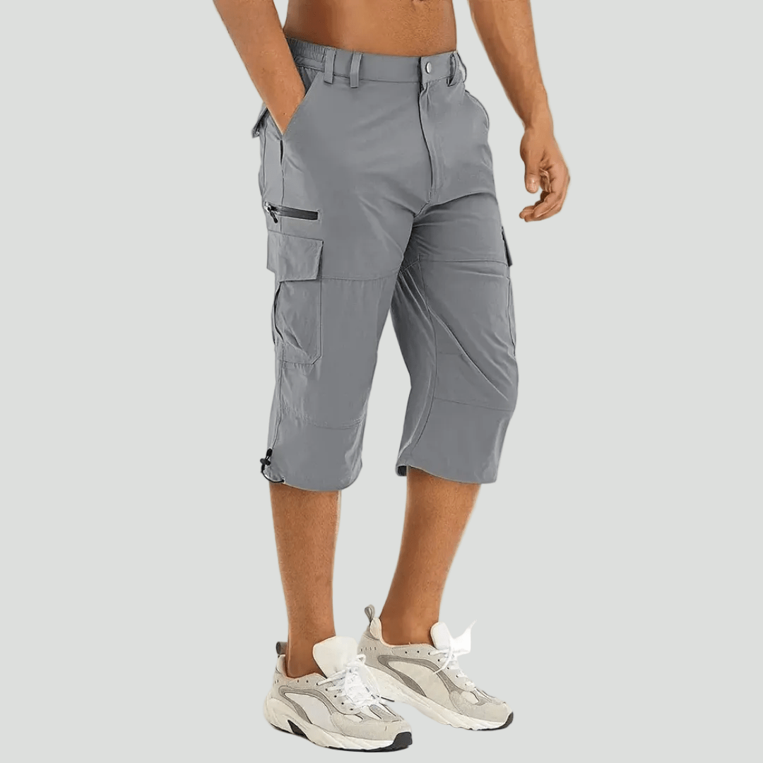 Outdoor Cargo Shorts – Knie - lengte Ontwerp met Verstelbare Pasvorm - De Mode Outlet27044062143905