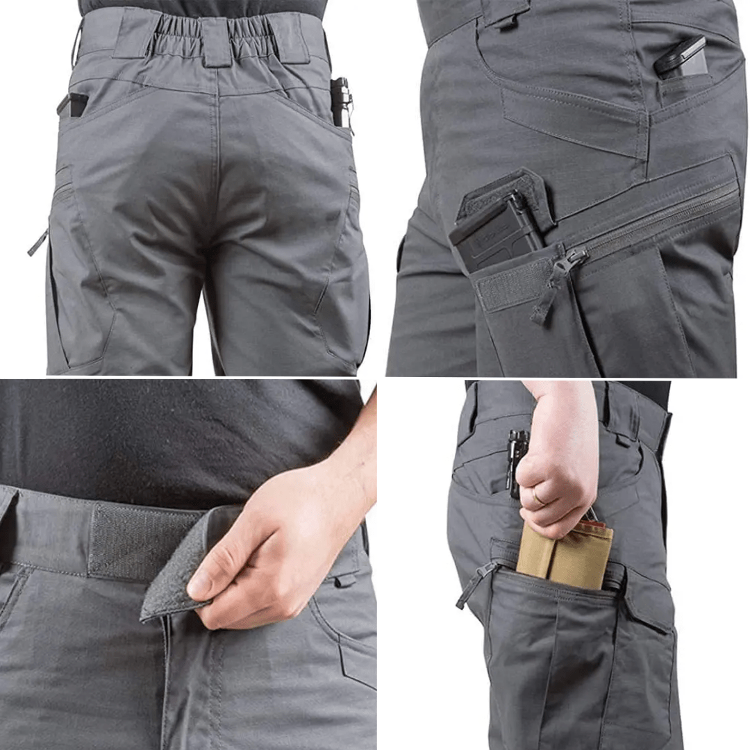 Outdoor Cargo Shorts voor Heren – Elastische Taille met 6 Zakken - De Mode Outlet27602091150724