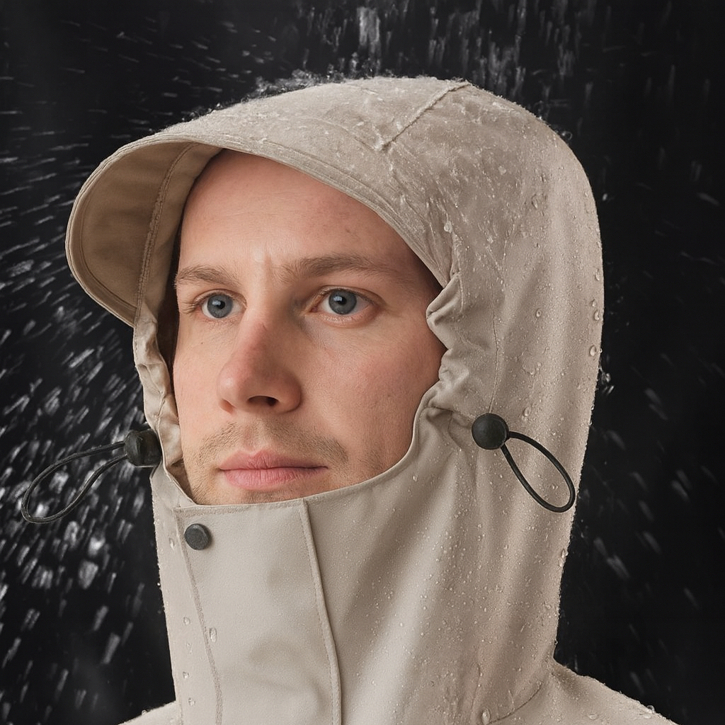 Lange Regenponcho met Waterafstotende Bescherming en Uniseks Ontwerp