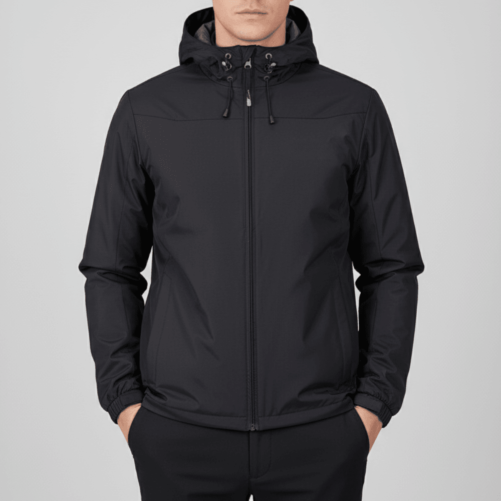 Regenjas met Ademend Ontwerp – Lichtgewicht voor Outdoor Gebruik - De Mode OutletBLACK-ZC50I28
