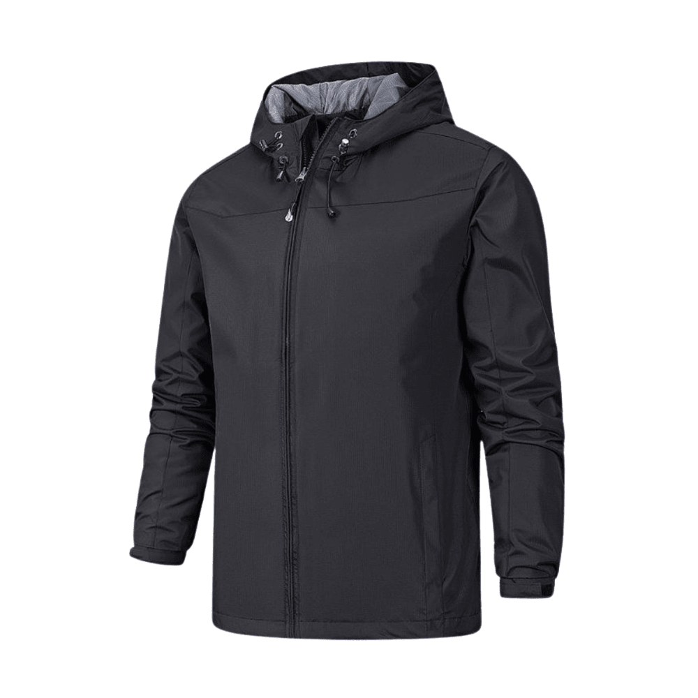Regenjas met Ademend Ontwerp – Lichtgewicht voor Outdoor Gebruik - De Mode OutletBLACK-ZC50I28